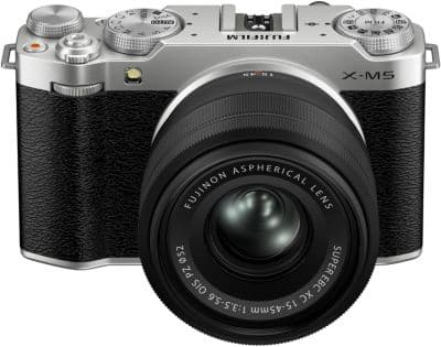 FUJIFILM Appareil photo Hybride FUJIFILM Kit X-M5 Silver + XC15-45mm