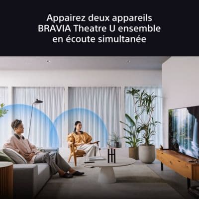 Casque SONY Tour de cou BRAVIA Theatre U Noir - Image 3