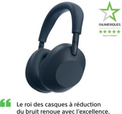 Casque SONY WH-1000XM6 IA Bleu