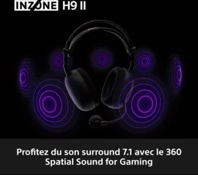 Casque gamer SONY INZONE H9 II Noir - Image 7
