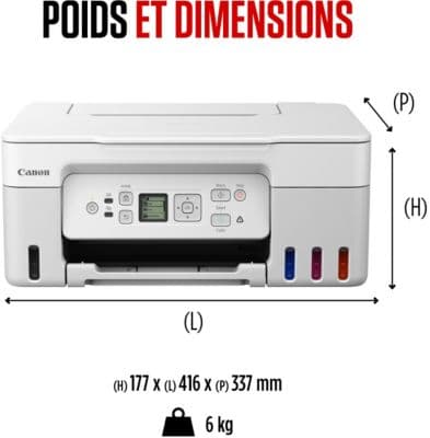 Imprimante jet d'encre CANON Megatank G3571 - Image 6