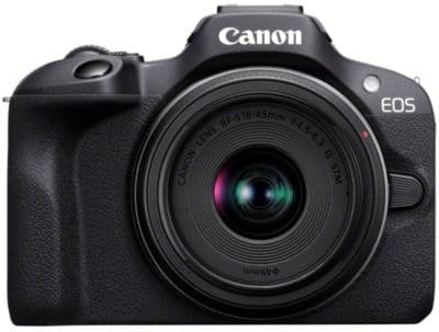Appareil photo Hybride CANON EOS R100+RF-S 18-45 IS STM+RF-S 55-210mm - Image 2
