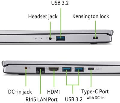 Ordinateur portable ACER PACK Aspire AG15-42P-R083 + Sleeve + Sou - Image 5