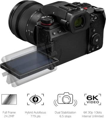 Appareil photo Hybride PANASONIC Lumix S5 MII nu - Image 2