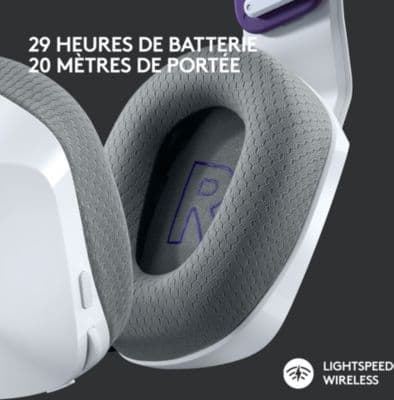 Casque gamer LOGITECH G733 Lightspeed White - Image 3