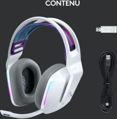 Casque gamer LOGITECH G733 Lightspeed White - Image 6