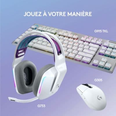 Casque gamer LOGITECH G733 Lightspeed White - Image 8