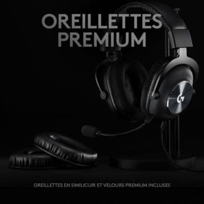 Casque gamer LOGITECH G PRO X GAMING Casque + Support - Image 5