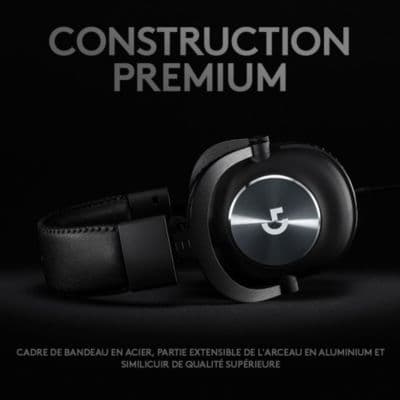Casque gamer LOGITECH G PRO X GAMING Casque + Support - Image 6