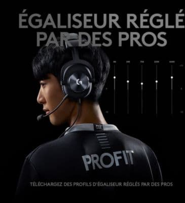 Casque gamer LOGITECH G PRO X GAMING Casque + Support - Image 9