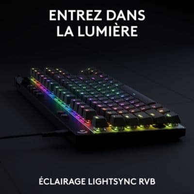 Clavier gamer LOGITECH G Pro X TKL Rapid  Noir - Image 6