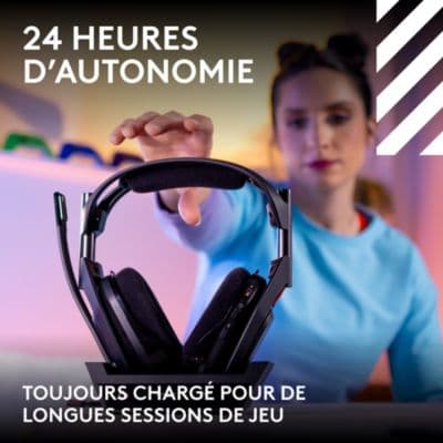 Casque gamer LOGITECH G Astro A50  LIGHTSPEED Noir - Image 8