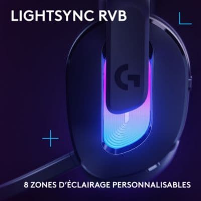 Casque gamer LOGITECH G522 LIGHTSPEED Noir - Image 2