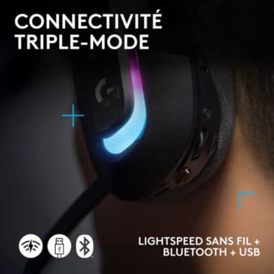 Casque gamer LOGITECH G522 LIGHTSPEED Noir - Image 5