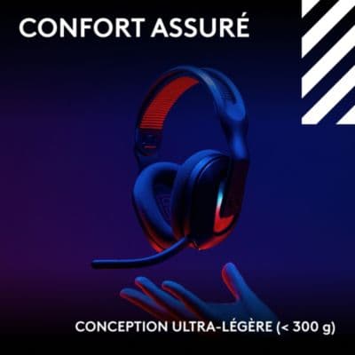 Casque gamer LOGITECH A20X Noir + base - Image 3