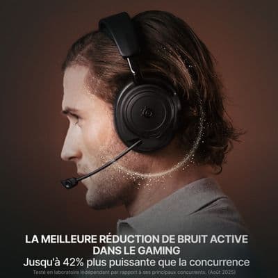 Casque gamer STEELSERIES Arctis Nova Elite Noir - Image 4