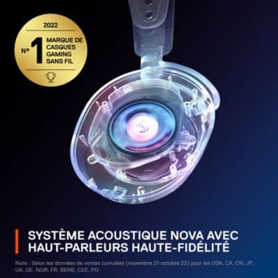 Casque gamer STEELSERIES ARCTIS NOVA 7X WHITE - Image 2
