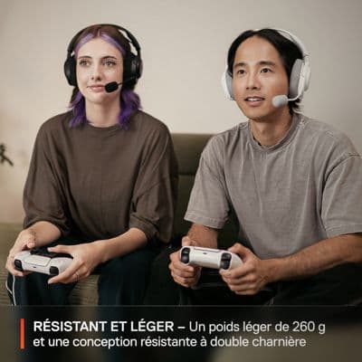 Casque gamer STEELSERIES Arctis Nova 3PW Noir - Image 7