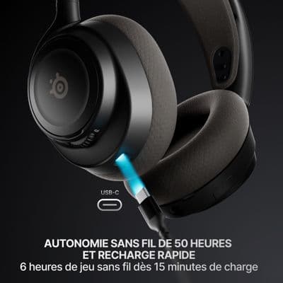 Casque gamer STEELSERIES Arctis Nova 7 Gen 2 Noir - Image 6