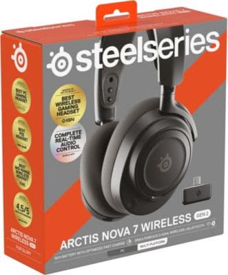 Casque gamer STEELSERIES Arctis Nova 7 Gen 2 Noir - Image 9