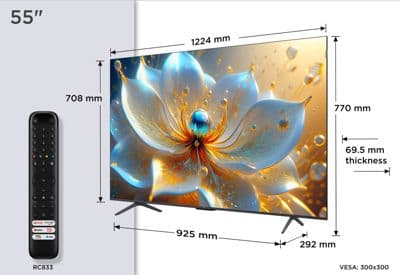 TV QLED TCL 55P89K 144Hz 2025-55 pouces (139cm) - Image 4