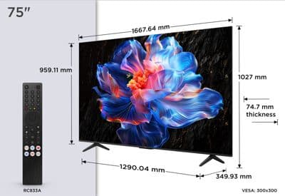 TV LED TCL 75P69K 2025-75 pouces (189cm) - Image 4