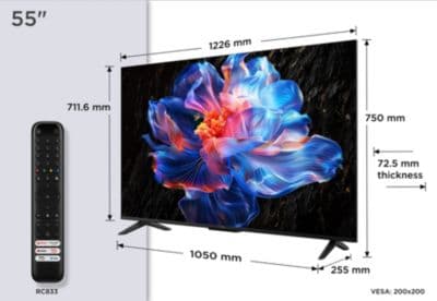 TV LED TCL 55P69K 2025-55 pouces (139cm) - Image 4