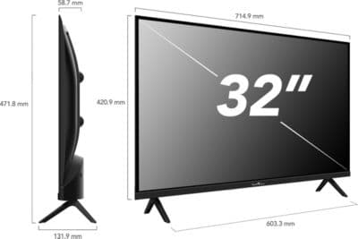 TV LED SMART TECH 32HH01K - Image 5