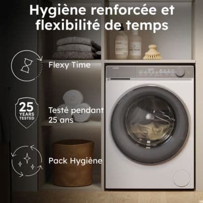 Lave linge hublot HAIER HW100-B14367U-FR - Image 3