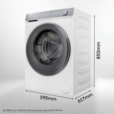 Lave linge hublot HAIER HW100-B14367U-FR - Image 4