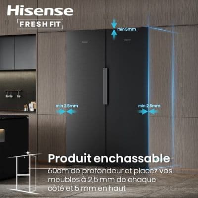 Congélateur armoire HISENSE FT5K310GSFC FreshFit - Image 3