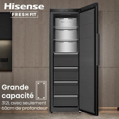 Congélateur armoire HISENSE FT5K310GSFC FreshFit - Image 5