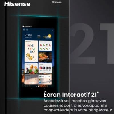 Réfrigérateur Américain HISENSE RS9P628GPFE smart screen - Image 4