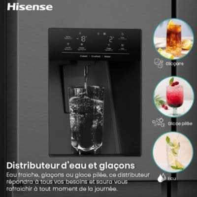 Réfrigérateur Américain HISENSE RS9P628GPFE smart screen - Image 5