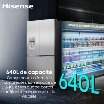 Réfrigérateur multi portes HISENSE RQ640P5SSD - Image 4