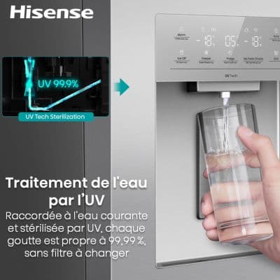 Réfrigérateur multi portes HISENSE RQ640P5SSD - Image 6