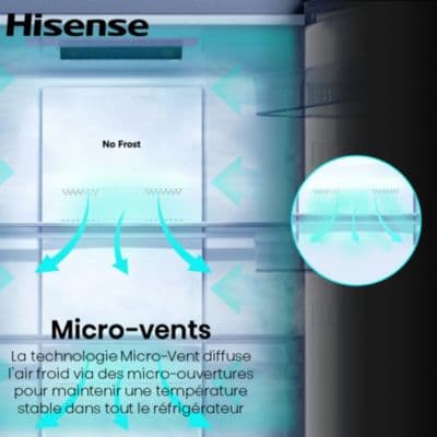 Réfrigérateur combiné HISENSE RB3N300NECA - Image 6