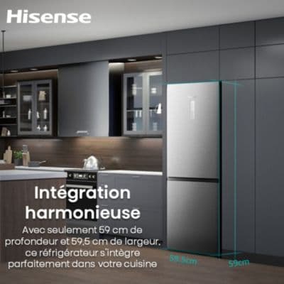 Réfrigérateur combiné HISENSE RB3N300NECA - Image 7