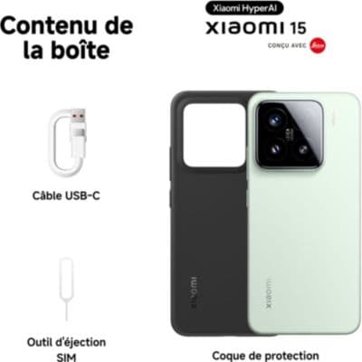 Smartphone XIAOMI 15 conçu avec Leica 512Go Vert 5G - Image 9