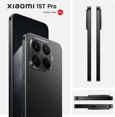 Smartphone XIAOMI 15T Pro conçu avec Leica 512Go Noir - Image 2