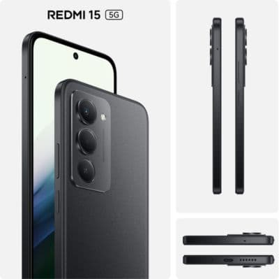 Smartphone XIAOMI Redmi 15 Noir 256Go 5G - Image 2
