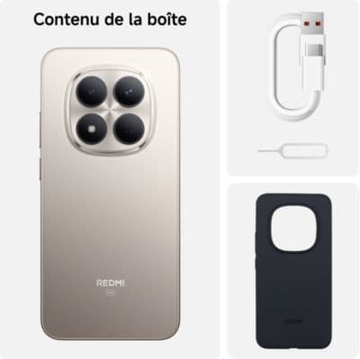 Smartphone XIAOMI Redmi Note 15 Pro Gris Titane 256Go 5G - Image 6