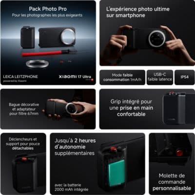 Smartphone XIAOMI 17 Ultra conçu avec Leica 512Go Noir 5G - Image 9