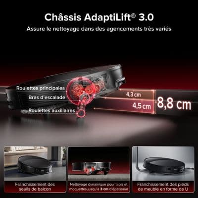 Robot Aspirateur Laveur ROBOROCK Saros 20X Black - Image 5