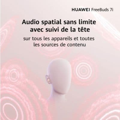 Ecouteurs HUAWEI Freebuds 7i noir - Image 3