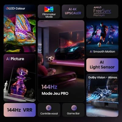 TV QLED HISENSE 55E79Q PRO (139cm) - Image 3