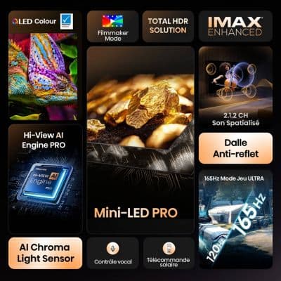 TV Mini Led HISENSE 55U7Q PRO 2025 (139cm) - Image 3