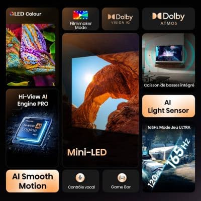 TV Mini Led HISENSE 100U7Q 2025 - Image 3