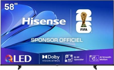 TV QLED HISENSE 58E7Q 2025 (146cm)