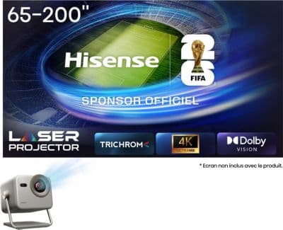 Vidéoprojecteur home cinéma HISENSE Laser Mini Projecteur M2 Pro